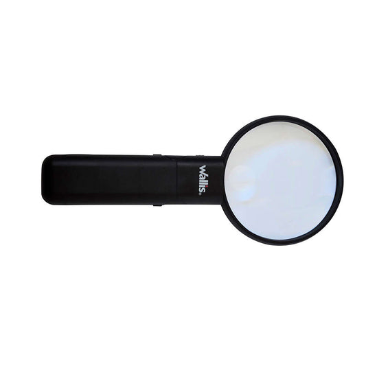 Lupa Multi-ángulo 9.9 Cm Diámetro C/luz Led, 2x Y 4x Wallis
