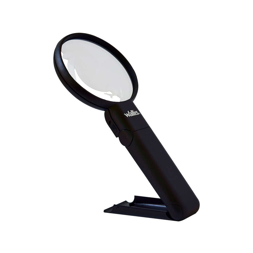 Lupa Multi-ángulo 9.9 Cm Diámetro C/luz Led, 2x Y 4x Wallis