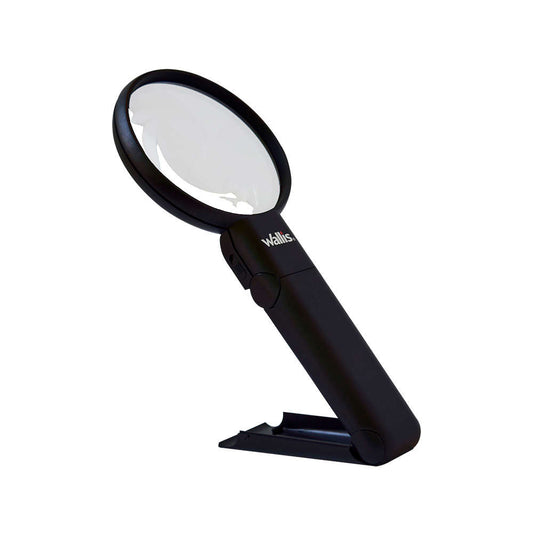 Lupa Multi-ángulo 9.9 Cm Diámetro C/luz Led, 2x Y 4x Wallis