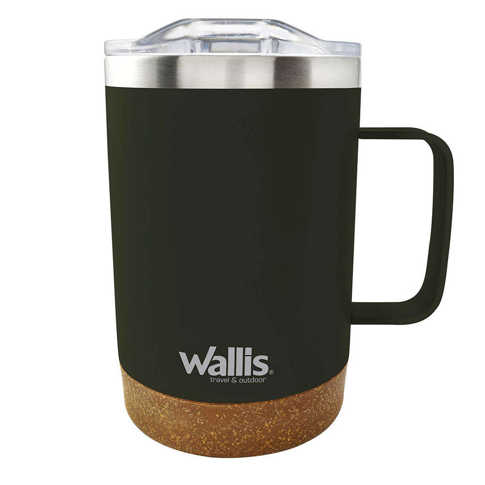 Taza Wallis Térmica Deslizante Antiderrames 350ml Acero Wallis