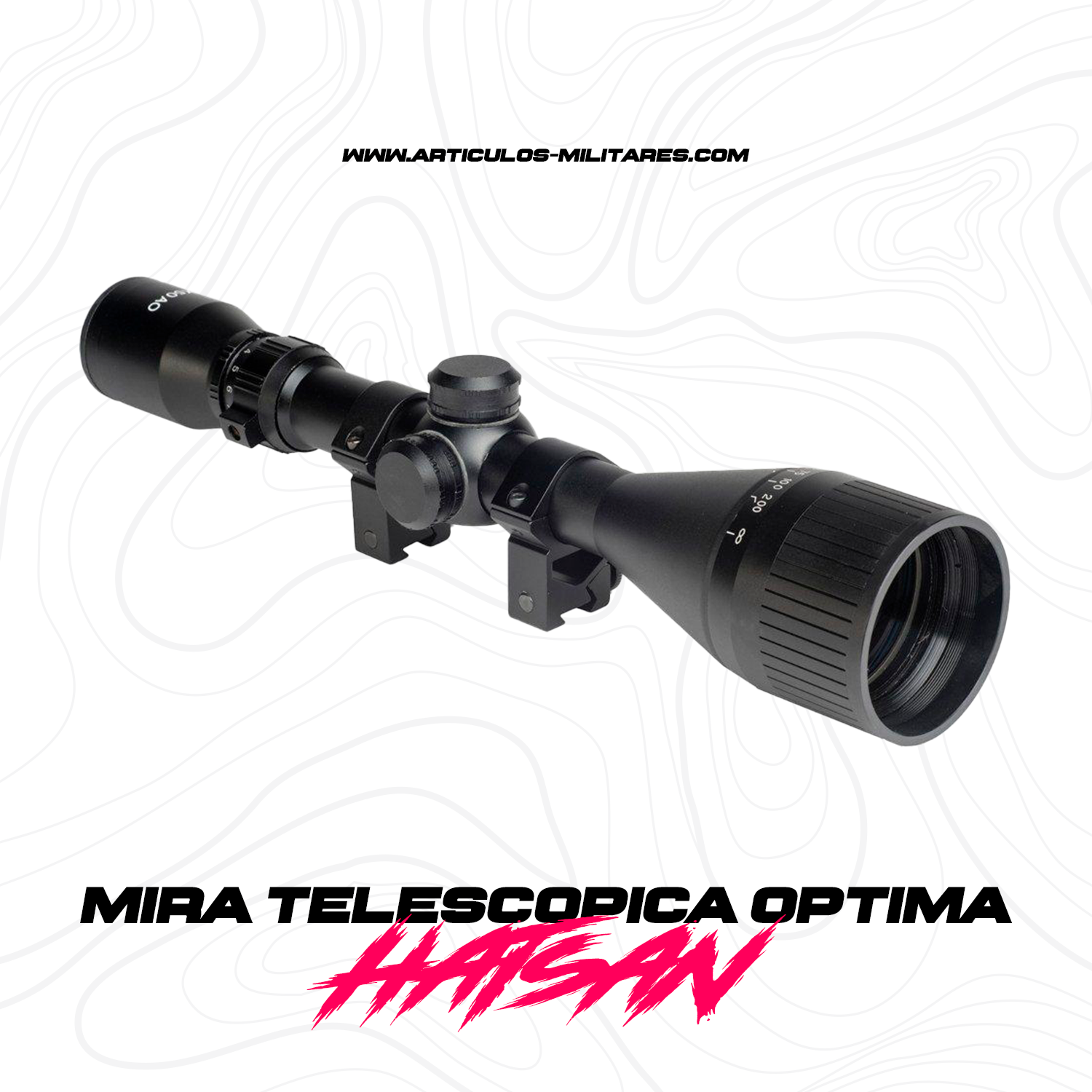 Mira Telescópica Optima 3-12x50 HATSAN