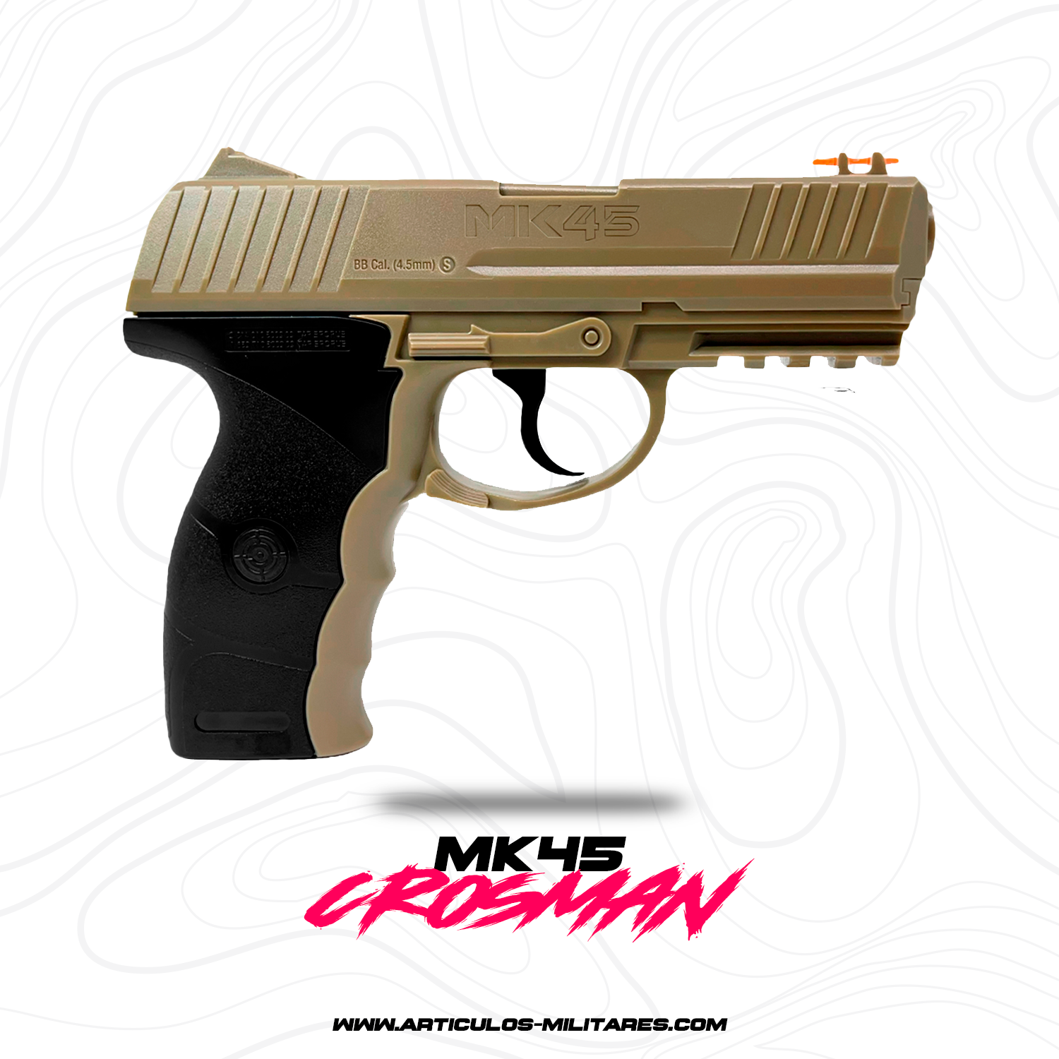 Pistola MK45 De Co2 CROSMAN