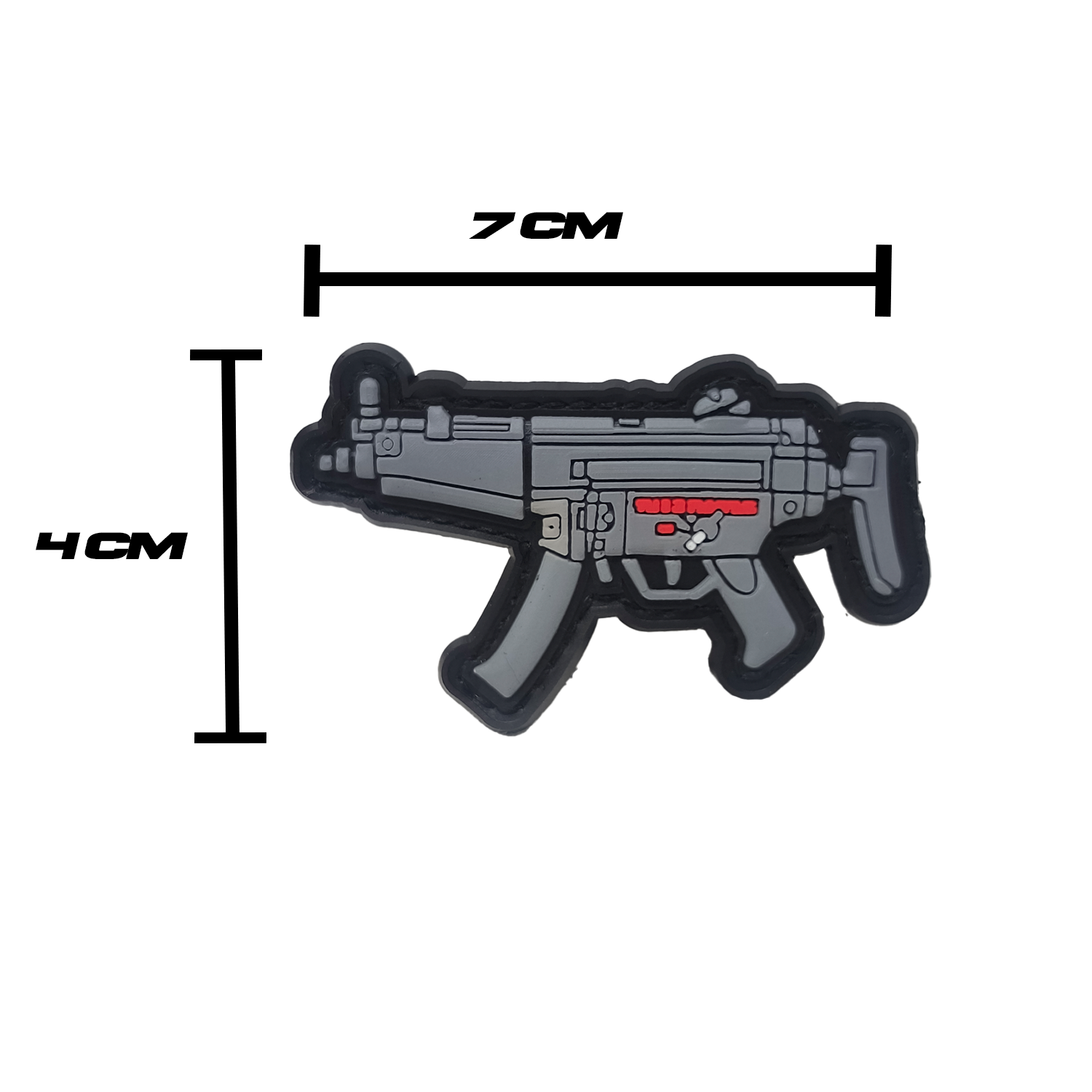 Parches Tacticos De armas De PVC