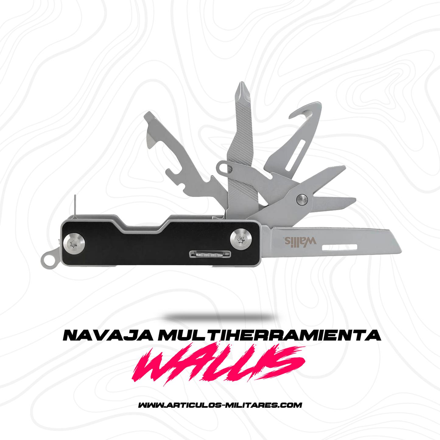 Multiherramienta Con 11 Usos, Mango De Metal