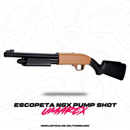 Escopeta Umarex Ngx Pump Shot 4.5m De Polimero Ligero 450fps