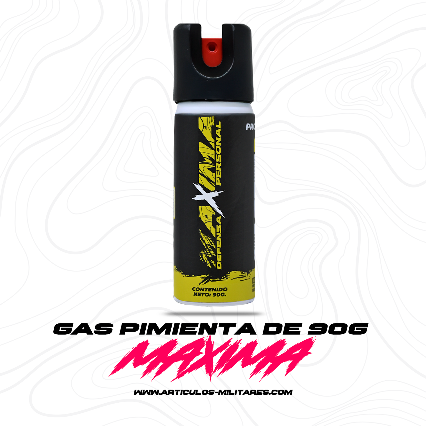 Gas Pimienta de 90 grs Alta Calidad