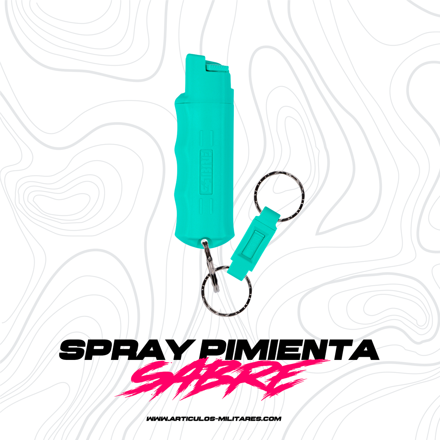 Gas Pimienta Spray Llavero 15 Gramos SABRE
