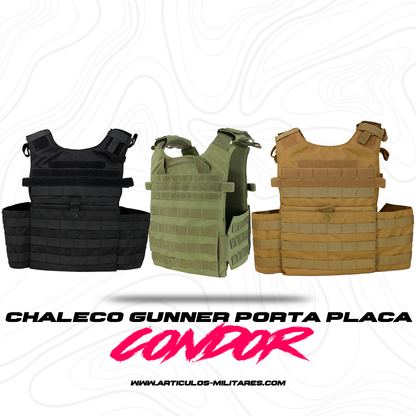 Chaleco Gunner Lightweight Plate Carrier Condor Porta Placas