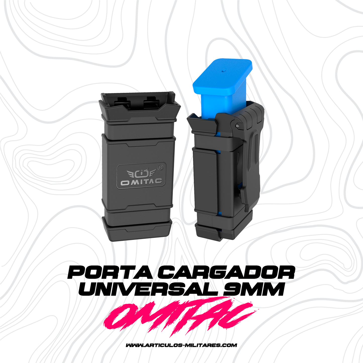 Porta Cargador Universal 9mm OMITAC