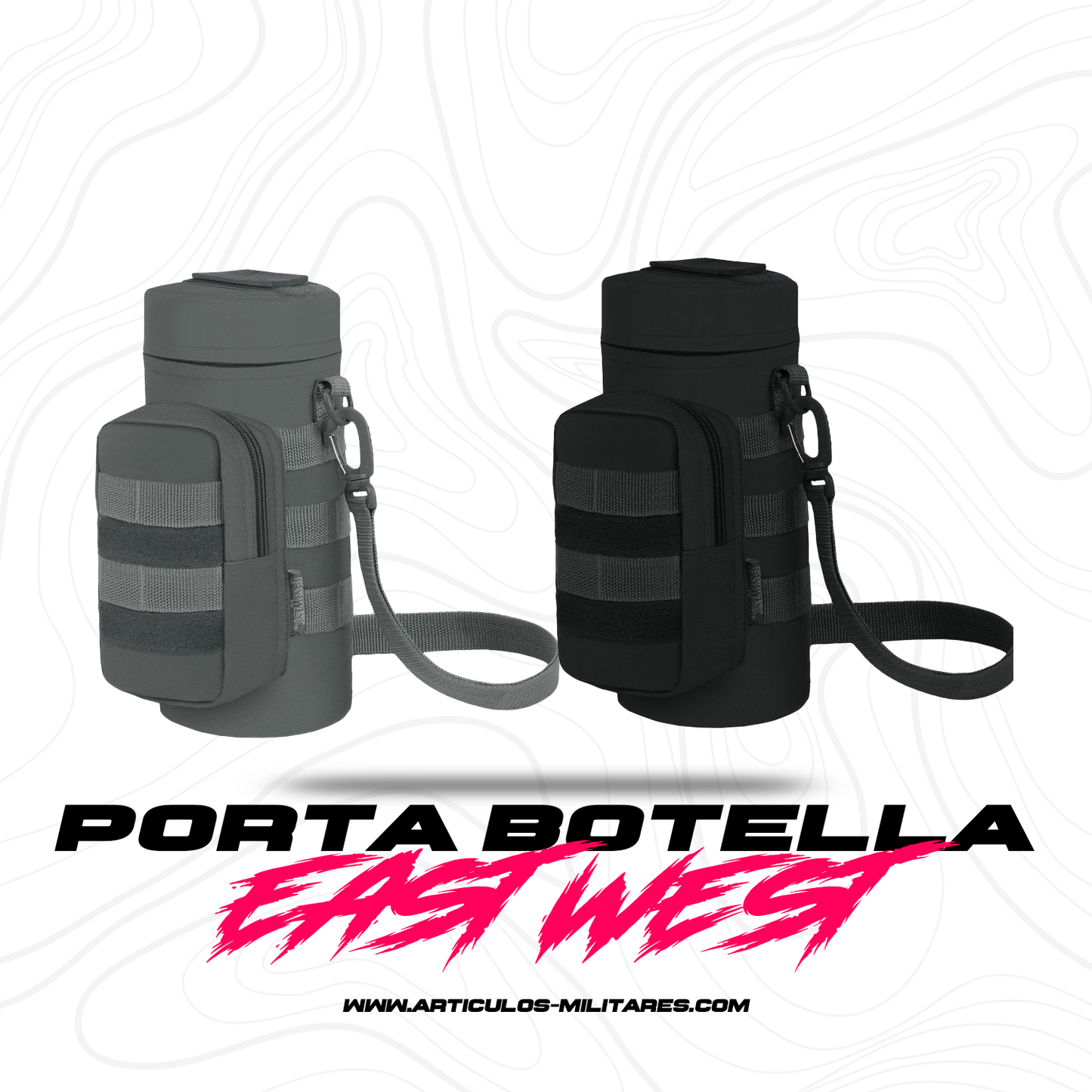 Porta Botella De Agua Sistema Molle Rt521