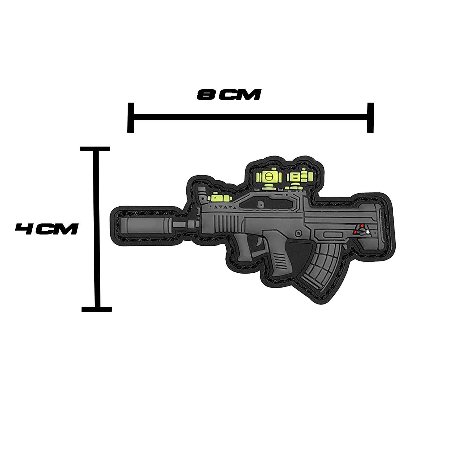 Parches Tacticos De armas De PVC