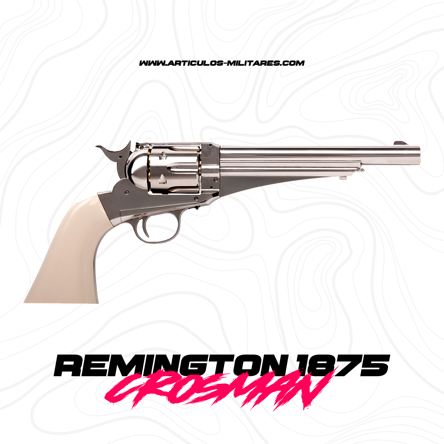 Pistola Revólver De Co2 Remington 1875 CROSMAN