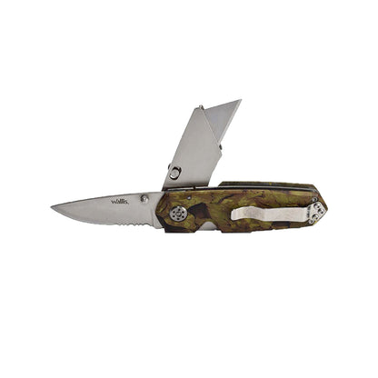 Navaja Multiherramienta con Cutter de Bloqueo con Dureza 48/52 Marca Wallis Wallis