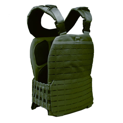 Chaleco Táctico Porta Placa Nylon Corte Láser Residen Evil Militaría