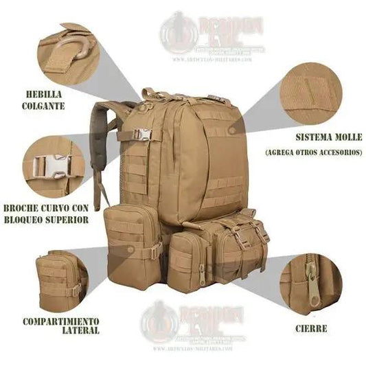 Mochila Senderismo Alta Capacidad