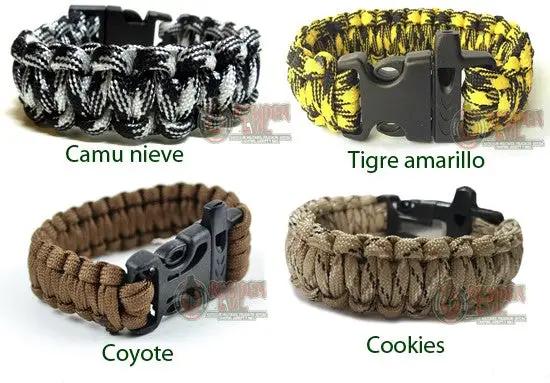 Pulsera Paracord de Supervivencia