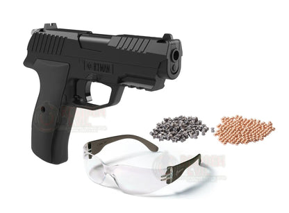 Pistola Co2 Iceman Airsoft + Gafas + Diabolos + Bbs