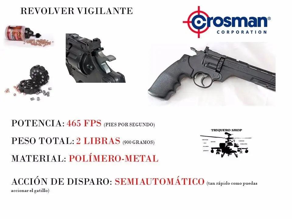 Revolver Crosman Vigilante 4. 5 Co2