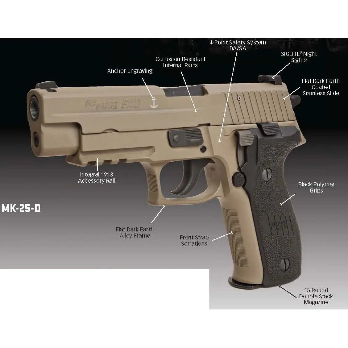 Kit Pistola Sig Sauer 480fps Full Metal 4.5m Diabolos 480 fps
