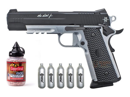Kit Pistola Full Metal Sig Sauer Co2 1911 Max 4.5m Blowback Sig Sauer