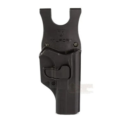 Funda Pistola Glock 17/19/22 Gancho de Ajuste Bajo Milfort Milfort
