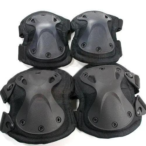Rodilleras y Coderas Militares BLACK Negro