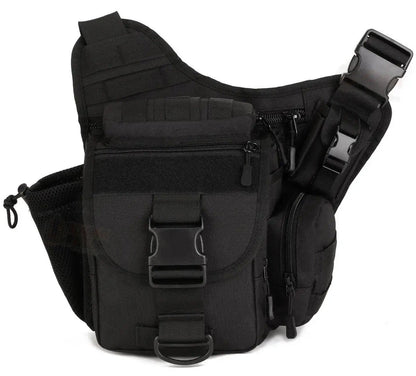 Mochila Táctica Mariconera Negro Residen Evil Militaría