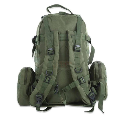 Mochila Senderismo Alta Capacidad Verde Militar vendor-unknown