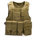 Chaleco Táctico Militar Sistema Molle  Anfibio Coyote