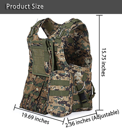 Chaleco Táctico Militar Sistema Molle  Anfibio Coyote