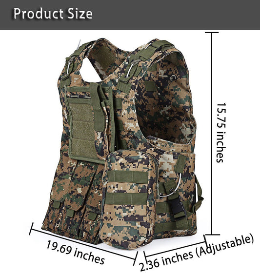 Chaleco Táctico Militar Sistema Molle  Anfibio Coyote