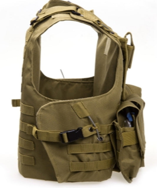 Chaleco Táctico Militar Sistema Molle  Anfibio Coyote