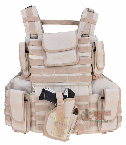 Chaleco Tactico Con Portaplaca Portapanel