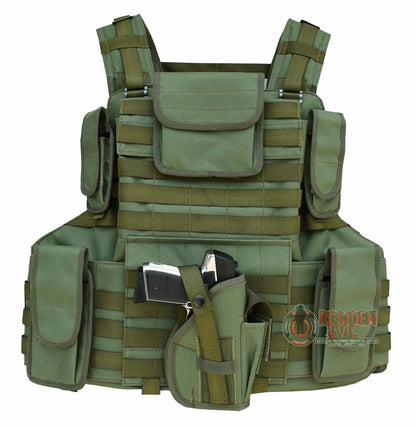Chaleco Tactico Con Portaplaca Portapanel