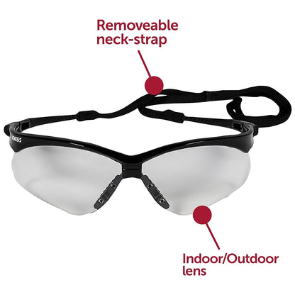 Lentes Tacticos Nemesis Jackson Gris Humo VA UVB 47383 Nemesis Safety Eyewear