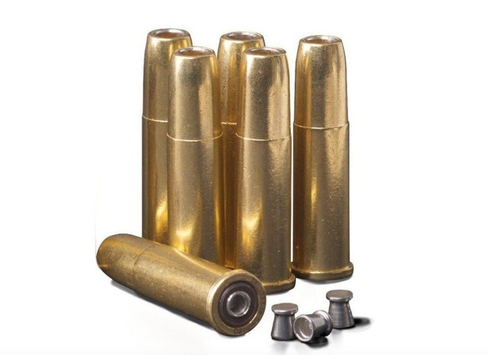 Balas Diabolos Snr357 Revolver 6 Porta Pellets Cargador