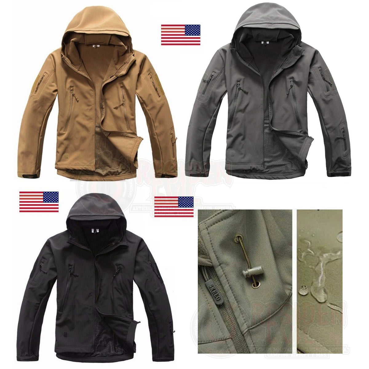 Neopreno Chamarra Tactica Chamarra Tactica Deals (Chamarra Shark