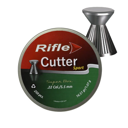 Diábolos .22 Para Rifle Deportivo Rifle Cutter 5.5mm 250pzas RIFLE S&F
