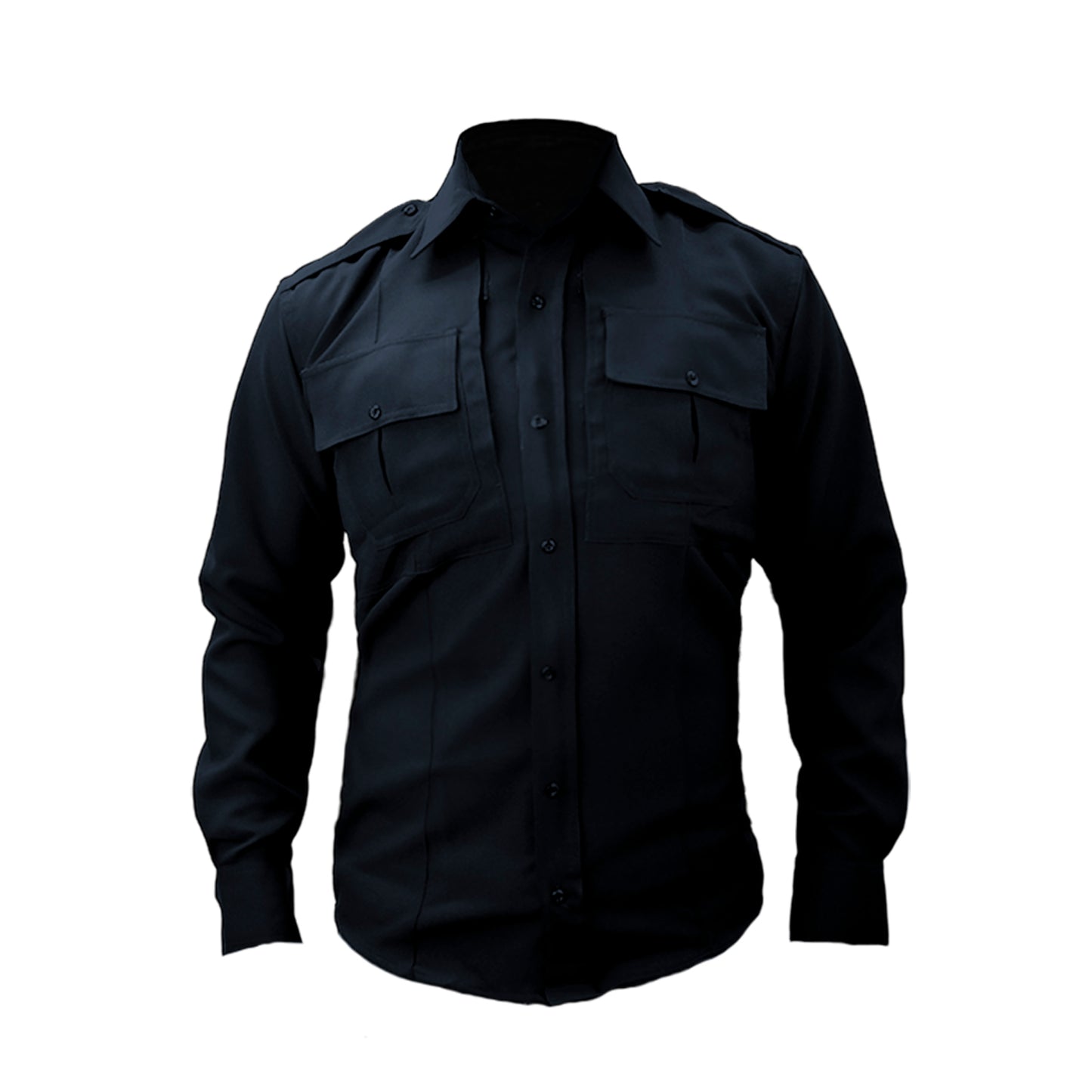 Camisa Táctica Uniforme Azul Marino Manga Larga Policía