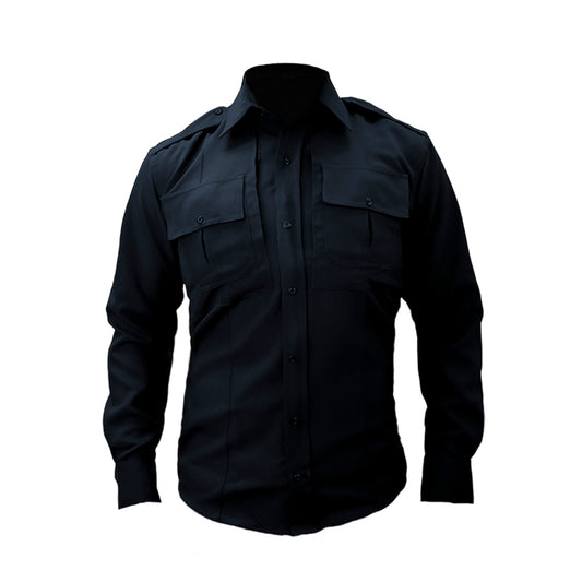 Camisa Táctica Uniforme Azul Marino Manga Larga Policía