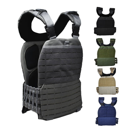Chaleco Táctico Porta Placa Nylon Corte Láser Residen Evil Militaría