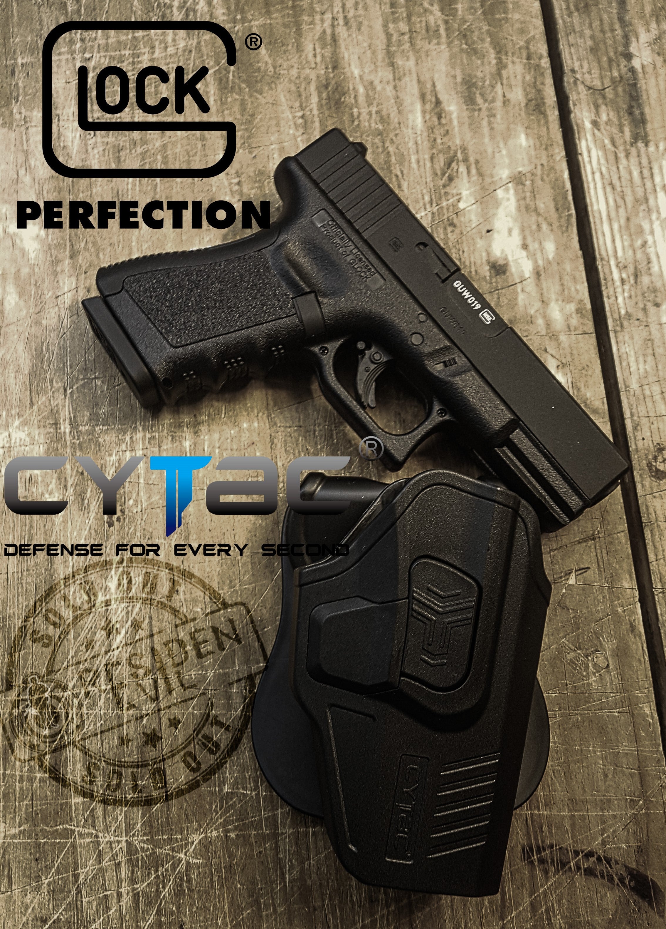 Funda holster para pistola glock 19