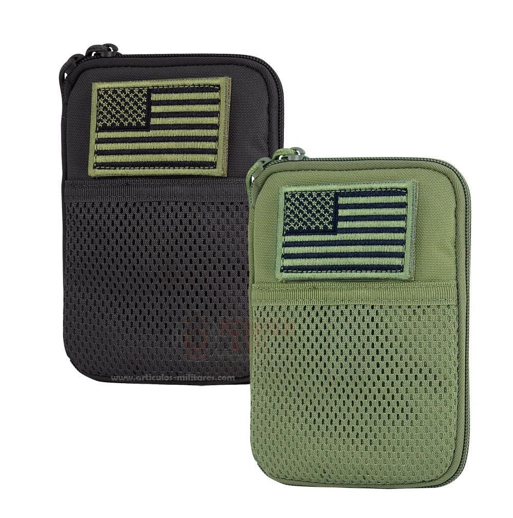 Estuche Cóndor Con Parche USA Cartera Militar