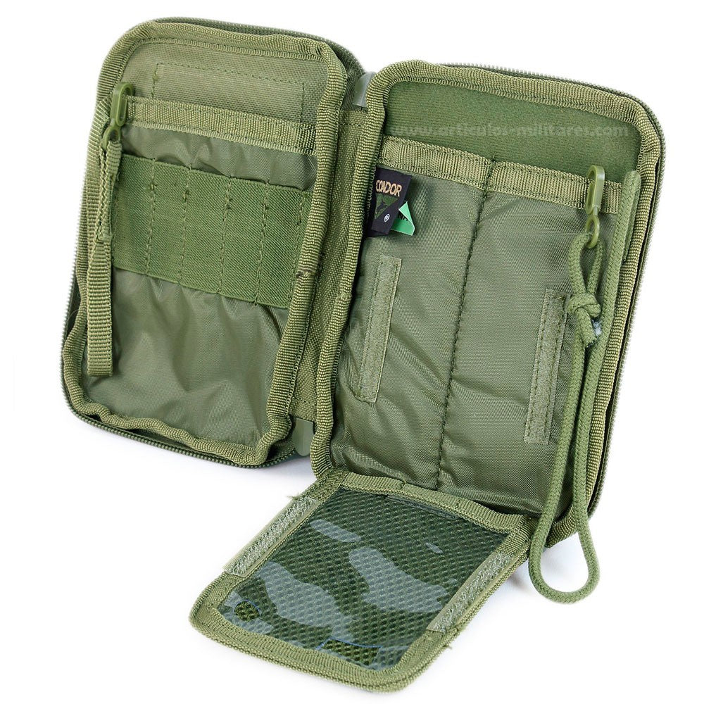 Estuche Cóndor Con Parche USA Cartera Militar