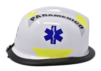 Casco Paramédico Cruz Roja Tipo Bullard