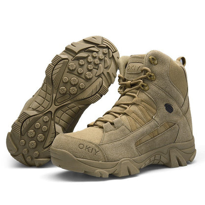Botas Tácticas Tan Modelo Ranger SWAT Residen Evil Militaría