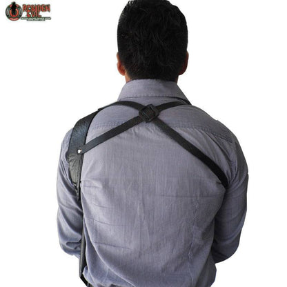 Funda Tactica Sobaquera Piel Militar Para Pistola