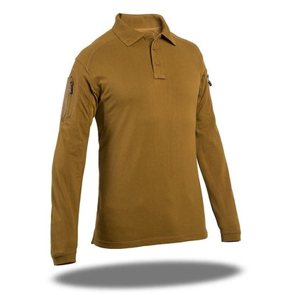Playera Polo Manga Larga SK7 Comfortac Algodón SK7