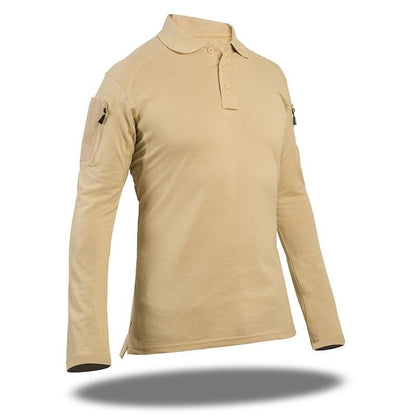 Playera Polo Manga Larga SK7 Comfortac Algodón SK7