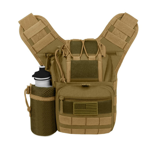 Mochila Militar Tactica Pechera Riñonera East West Sistema Molle Parche Gratis East West Bags